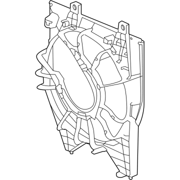 Acura TLX Fan Shroud - 19015-6S9-A01