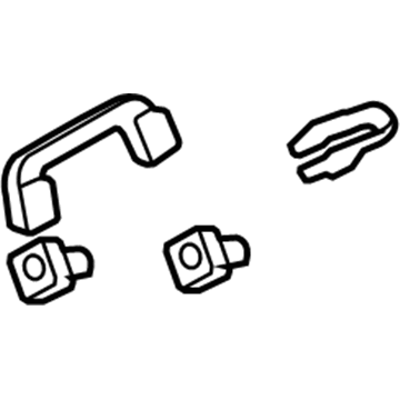 Acura 83240-SNA-A11ZD Grab Rail Assembly (Gray) (Coat Hanger)