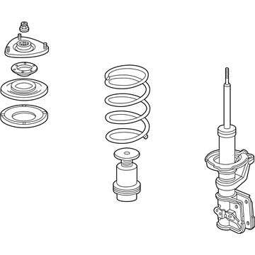 Acura 51602-S6M-A13 Left Front Shock Absorber Assembly