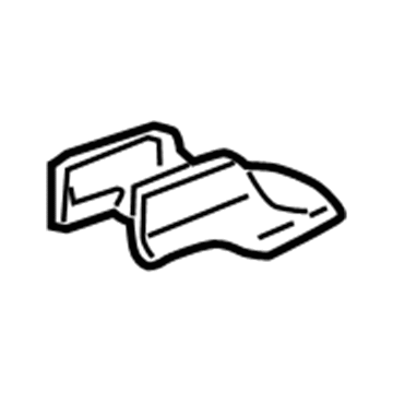 Acura 81597-SDB-A71ZE Cover, Left Rear Foot Driver (Light Cream Ivory) (Power)