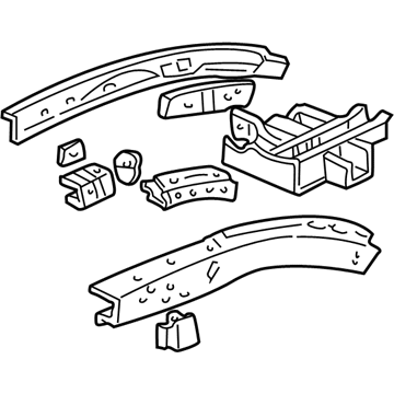 Acura 60810-S3V-A01ZZ Frame, Right Front Side