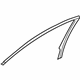 Acura 72482-TL0-G01ZA Garnish, Left Front Door Sash (Inner) (Premium Black)