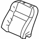 Acura 04811-SEC-A51ZB Passenger Side Seat Back Cover (Graphite Black) (Side Airbag) (Leather)