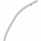 Acura 72465-TYS-A01 Molding, Front Left Door Sash