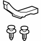 Acura 84211-TL0-003ZA Garnish Assembly, Right Rear Side (Inner) (Gray)