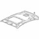 Acura 83200-TY2-A12ZB Lining Assembly , Roof (Light Jewel Gray) (Sunroof)