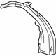 Acura 64770-S3V-A02ZZ Stiffener, Left Rear Pillar