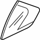 Acura 73455-TL2-A40 Glass, Left Rear Door Quarter (Green) (Asahi)