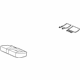 Acura 81732-STX-A01 Pad, Driver Side Middle Seat Cushion