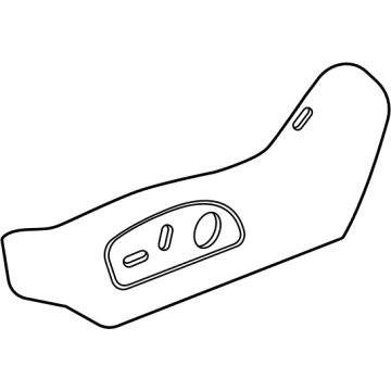 87865374 Acura COVER, L. FR. *103H* Illustration 1 of 1