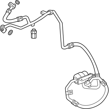 86515550 Acura HOSE, A/C COMPRESSOR Illustration 1 of 1