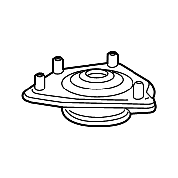 51670-3W0-A01 Acura RUBBER, FR. Illustration 1 of 1