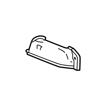 84781568 Acura DEFLECTOR, DEFL WAT Illustration 1 of 1