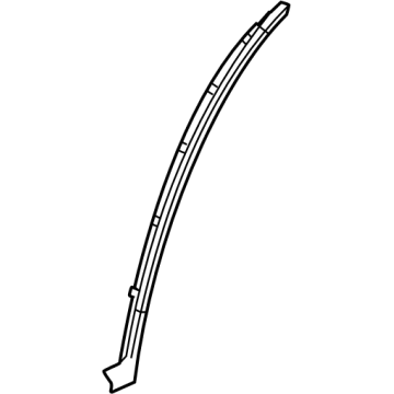 Acura 85153423 WEATHERSTRIP ASM- L. 85153423 Acura WEATHERSTRIP ASM- L. Illustration 1 of 1