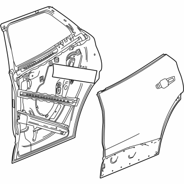 2024 Acura ZDX Door Panel - 85728110