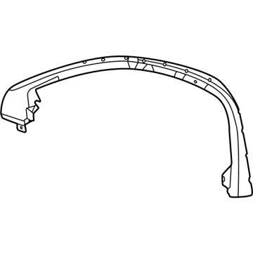 Acura 86533583 MOLDING ASM-FRT S L. 86533583 Acura MOLDING ASM-FRT S L. Illustration 1 of 1