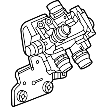 85663550 Acura VALVE, BAT COOL Illustration 1 of 1