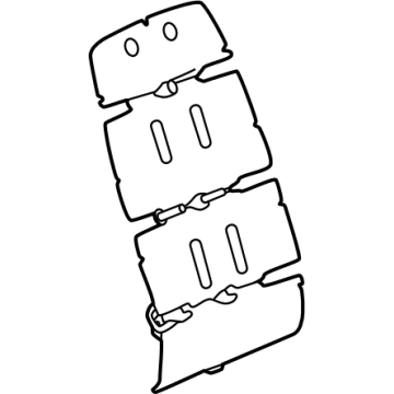 85138199 Acura HEATER ASM-F/SEAT BK Illustration 1 of 1