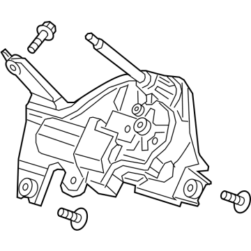 76700-3W0-A01 Acura MOTOR, RR. WSW Illustration 1 of 1