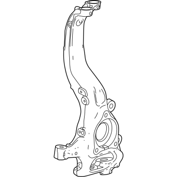 Acura 84739333 KNUCKLE, L. 84739333 Acura KNUCKLE, L. Illustration 1 of 1