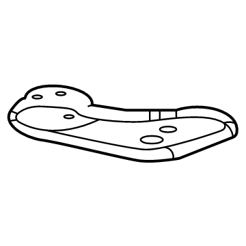 84734643 Acura BRKT, L. FR. MNT BLT Illustration 1 of 1