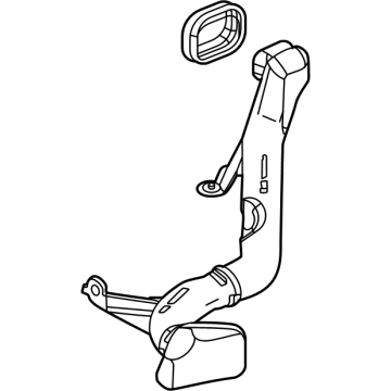 31541-TJB-A20 Acura Duct Assembly , Battery Illustration 1 of 1