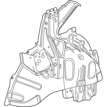 85609101 Acura PANEL ASM-RR W/H L. Illustration 1 of 1