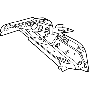 85015481 85015486 Genuine Acura PANEL, R. (UPPER)