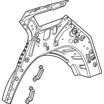 Acura 85015481 PANEL, L. QUARTER 85015481 Acura PANEL, L. QUARTER Illustration 1 of 1