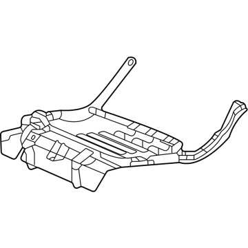 82136-3W0-A01 Acura FRAME, R. RR. Illustration 1 of 1