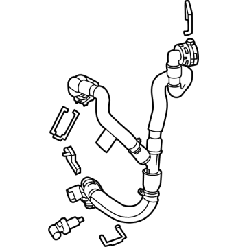 85674240 Acura HOSE ASM-DRV MOT CON Illustration 1 of 1