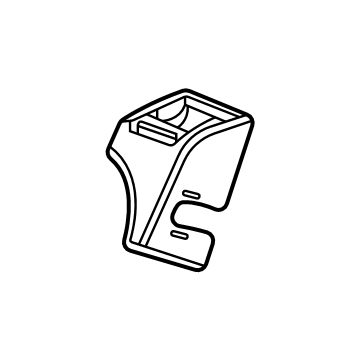 Acura 13539092 COVER, L. RR. LATCH 13539092 Acura COVER, L. RR. LATCH Illustration 1 of 1