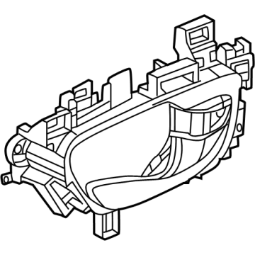 72120-3W0-A01ZA Acura HANDLE, R. *NH900L* Illustration 1 of 1
