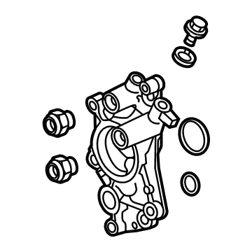 25570-6T2-B00 Acura BODY, WARMER (ATF) Illustration 1 of 1