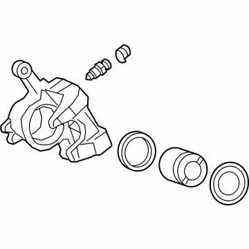 13537061 Acura CLPR, L. RR. BRAKE Illustration 1 of 1