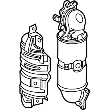 Acura 18150-6NA-L00 CONVERTER ASSY. 18150-6NA-L00 Acura CONVERTER ASSY. Illustration 1 of 1