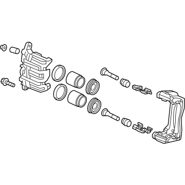 Acura RDX Brake Caliper - 45019-TJB-A10