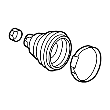 44017-3A0-306 Acura BOOT SET, INBOARD Illustration 1 of 1