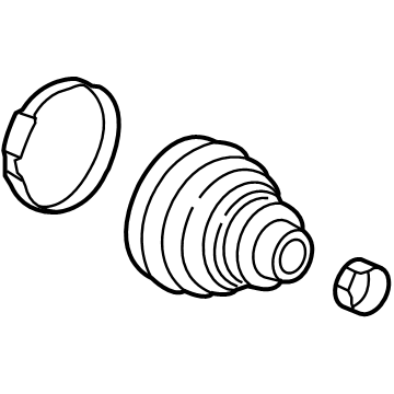 44018-3L1-306 Acura BOOT SET, OUTBOARD Illustration 1 of 1