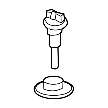 74650-T1W-A01 Acura Anchor, Spare Tire Illustration 1 of 1