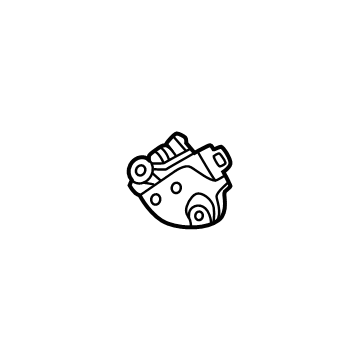 17665-3W0-A00 Acura STAY, FUEL FILLER Illustration 1 of 1