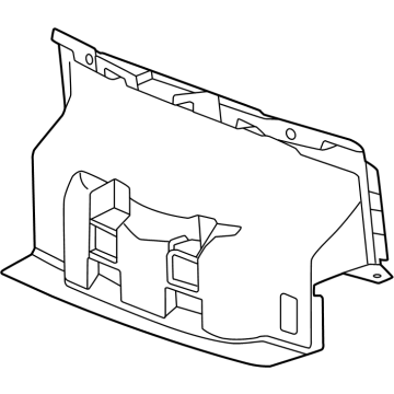 86519152 Acura BAFFLE-RAD AIR UPR Illustration 1 of 1