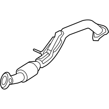 18200-3A0-A01 Acura PIPE ASSY. A, EX. Illustration 1 of 1