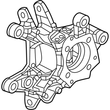 52215-3W0-A00 Acura KNUCKLE, L. RR. Illustration 1 of 1