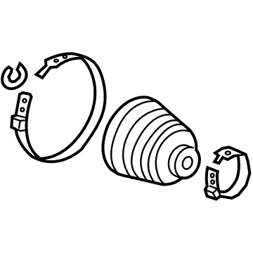 42018-3M9-305 Acura BOOT SET, OUTBOARD Illustration 1 of 1