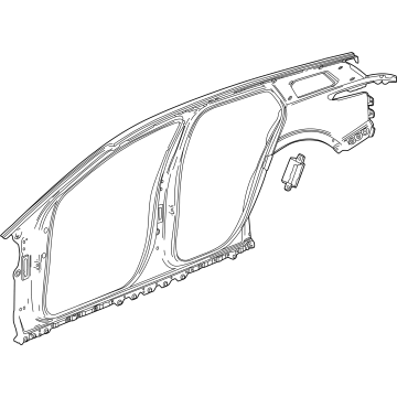 85015481 85045654 Genuine Acura PANEL, L. BODY SIDE