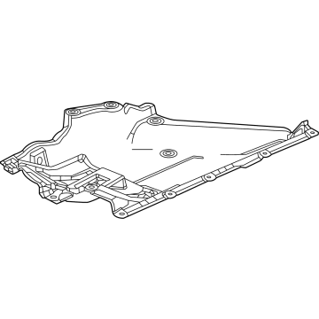 74613-3W1-A00 Acura CVR, L. MIDDLE FLOOR Illustration 1 of 1