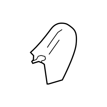 81248-3W0-A11ZA Acura COVER, R. *NH900L* Illustration 1 of 1