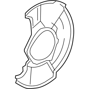 45255-T38-A00 Acura SPLASH GUARD, FR. Illustration 1 of 1