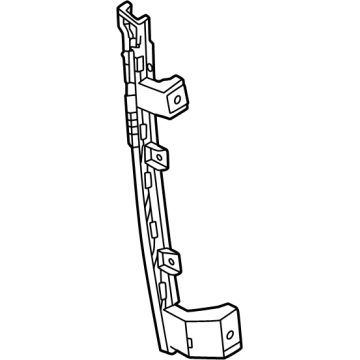 85519901 Acura RETAINER-FRT S/D L. Illustration 1 of 1
